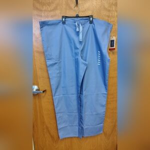 Cherokee Workwear Ciel Blue Unisex Drawstring Scrub Pants